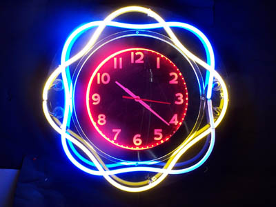 Neon Clock